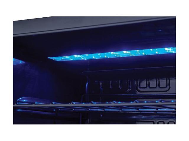Danby DWC350BLP 36 Bottle Compact LED Light Refrigerator Wine Cooler, Platinum