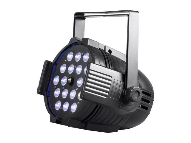 Monoprice Stage Wash PAR Stage Light With Zoom (RGBWA-UV), 18W, 18x LED - Stage Right Series
