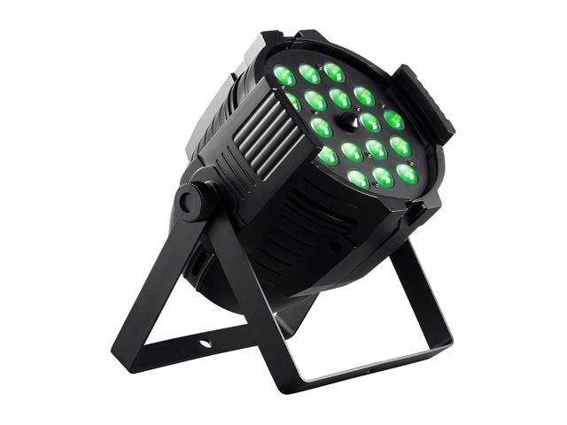 Monoprice Stage Wash PAR Stage Light With Zoom (RGBWA-UV), 18W, 18x LED - Stage Right Series
