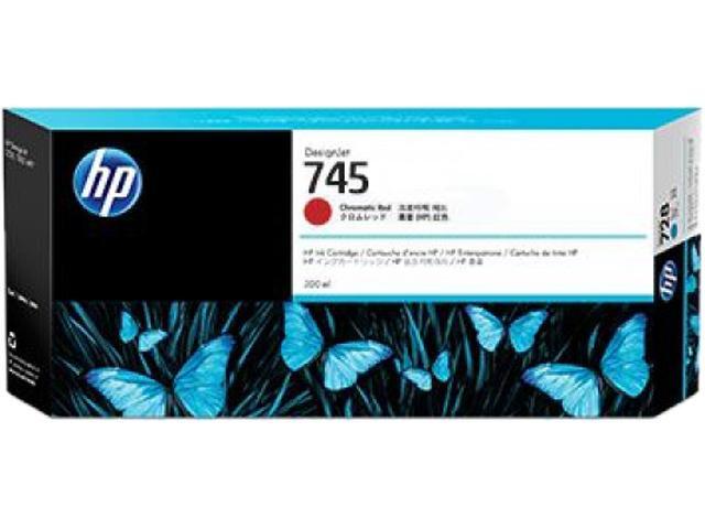 HP 745 300-ml DesignJet Chromatic Red Ink Cartridge, F9K06A