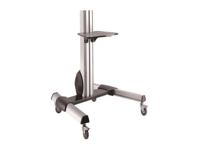 StarTech.com STNDMTV70 TV Cart - For 32 to 75 Displays - AV Cart - Height Adjustable - Lockable Wheels - Flat Screen TV Cart - Media Cart on Wheels - image 4