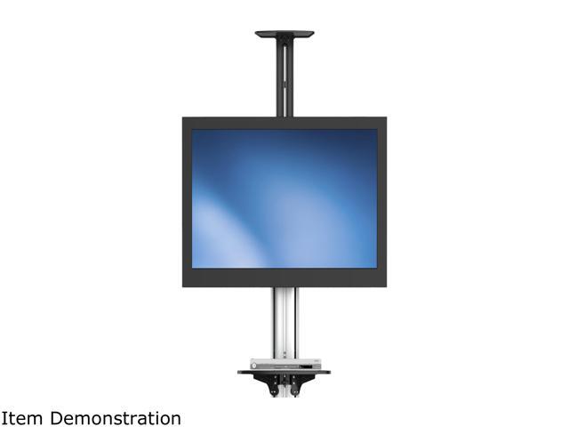 StarTech.com STNDMTV70 TV Cart - For 32 to 75 Displays - AV Cart - Height Adjustable - Lockable Wheels - Flat Screen TV Cart - Media Cart on Wheels - image 6