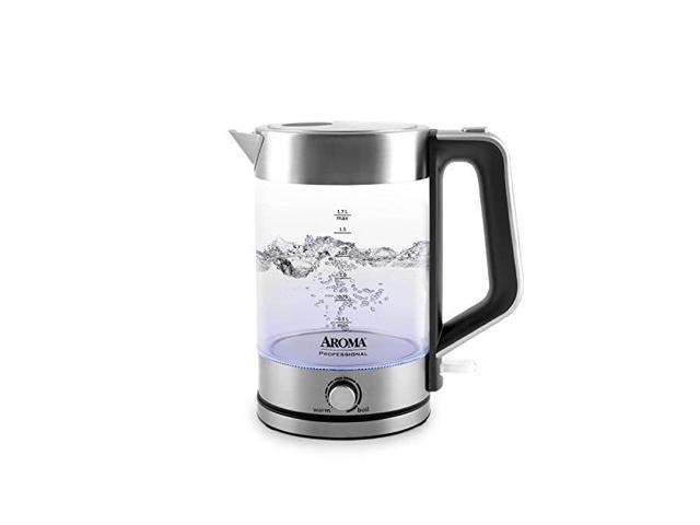 Photos - Glass Aroma Housewares Electric Water Kettle, 1.7L, Stainless Steel, 4 (AWK-165M)
