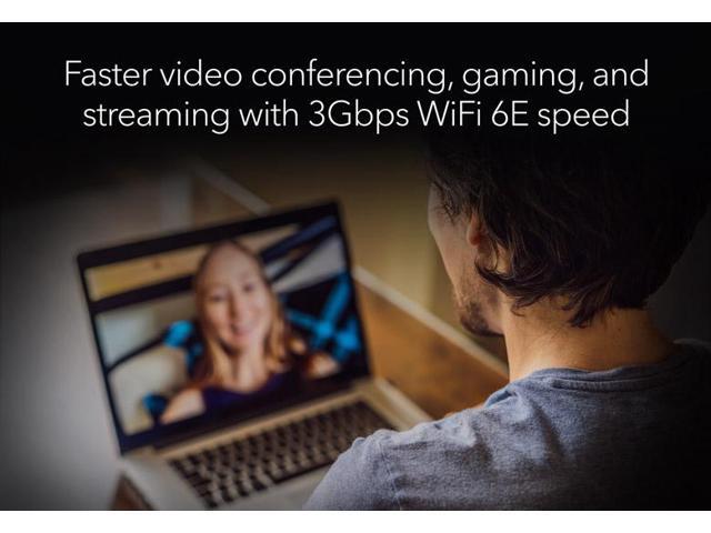 NETGEAR - Nighthawk AXE3000 Tri-Band Wi-Fi 6E USB 3.0 Adapter - Black - image 9