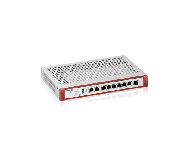 Zyxel ZyWALL USG FLEX 100HP Network Firewall - 8Port - Gigabit Ethernet - 2.93 Gbit/s Firewall Throughput - 25 VPN - 7x RJ-45 (USGFLEX100HP)