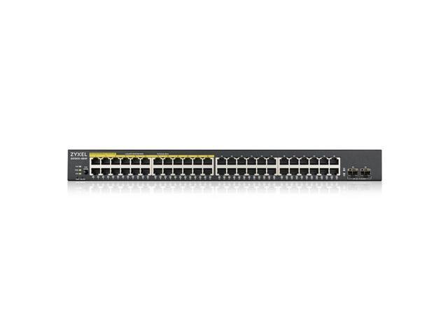 ZyXEL 48-port GbE Smart Managed PoE Switch with GbE Uplink GS1900-48HPV2