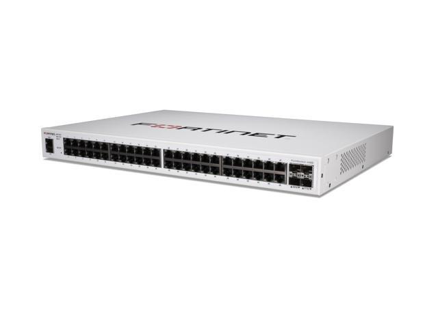 Fortinet FortiSwitch Secure Campus 448E, 48-port managed ethernet switch, L3, rack-mountable, FS-448E
