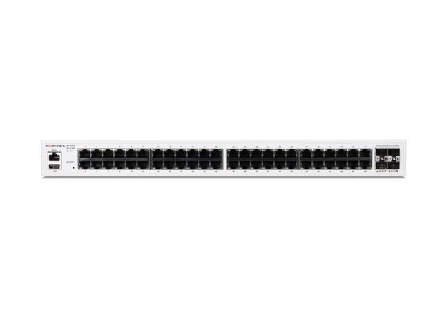 Fortinet FortiSwitch Secure Campus 448E, 48-port managed ethernet switch, L3, rack-mountable, FS-448E