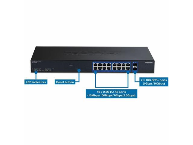 TRENDnet 18-Port Multi-Gig Web Smart Switch, TEG-3182WS