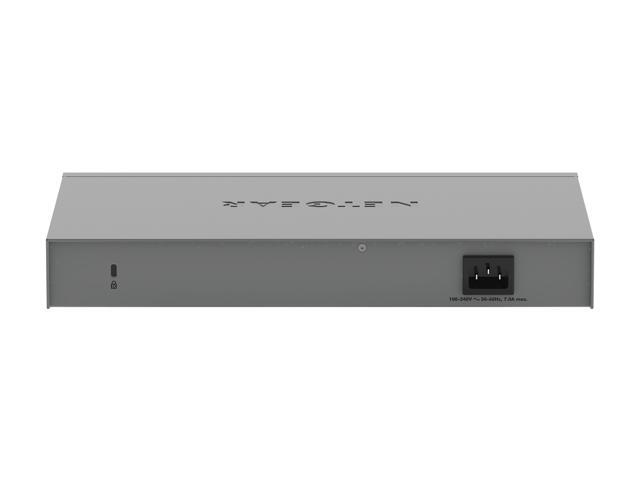 Netgear 8-Port Multi-Gigabit/10G Ethernet Ultra60 PoE++ Smart Switch with 2 SFP+ Ports, MS510TXUP-100NAS