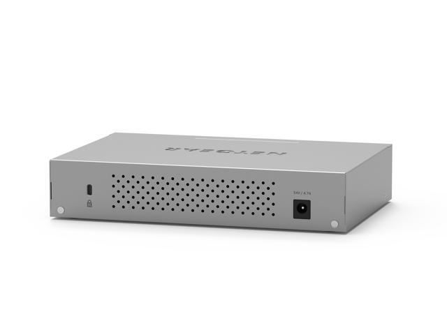Netgear 8-Port Multi-Gigabit (2.5G) Ultra60 PoE++ Ethernet Plus Unmanaged Switch, MS108UP-100NAS