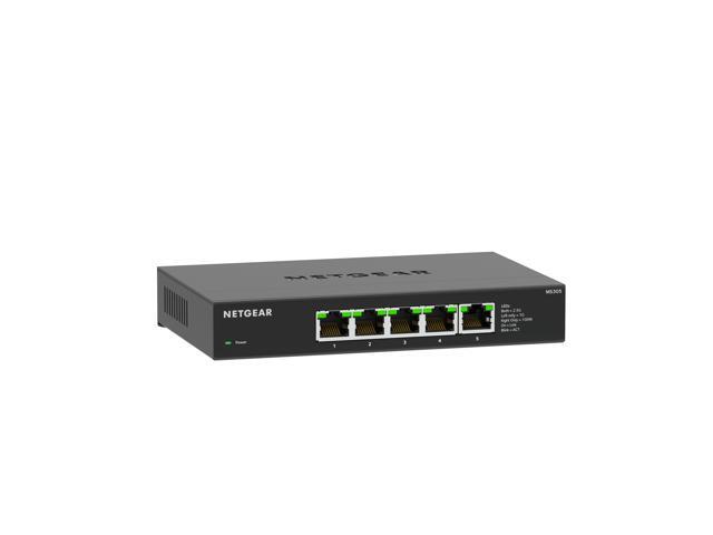 Netgear MS305 5-Port Multi-Gigabit (2.5G) Ethernet Unmanaged Switch, MS305-100NAS