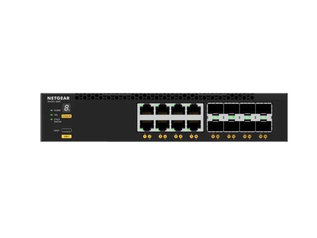 Netgear AV Line M4350-8X8F 8-Port Manageable 10 Gigabit Ethernet Switch, XSM4316-100NES