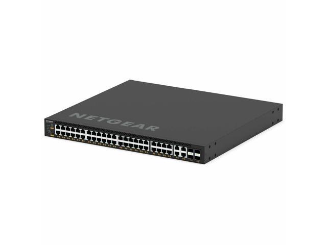 Netgear AV Line MSM4352-TAANES 44x2.5G, 4x10G/Multi-Gig PoE++ (194W base, up to 3,314W) and 4xSFP28 25G Managed Switch, M4350-44M4X4V