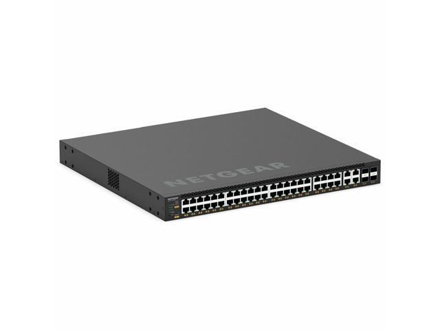 Netgear AV Line MSM4352-TAANES 44x2.5G, 4x10G/Multi-Gig PoE++ (194W base, up to 3,314W) and 4xSFP28 25G Managed Switch, M4350-44M4X4V