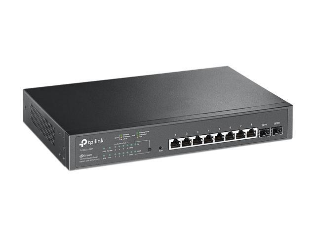 TP-Link TL-SG2210MP Jetstream 10 Port Gigabit Smart Managed PoE Switch 8 PoE+ Ports @ 150W, 2 SFP Slots Omada SDN Integrated PoE Recovery ...