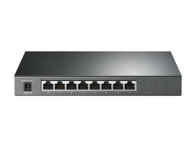 TP-Link TL-SG2008P Jetstream 8 Port Gigabit Smart Managed PoE Switch 4 PoE+ Port @ 62W Omada SDN Integrated PoE Recovery IPv6 Static...