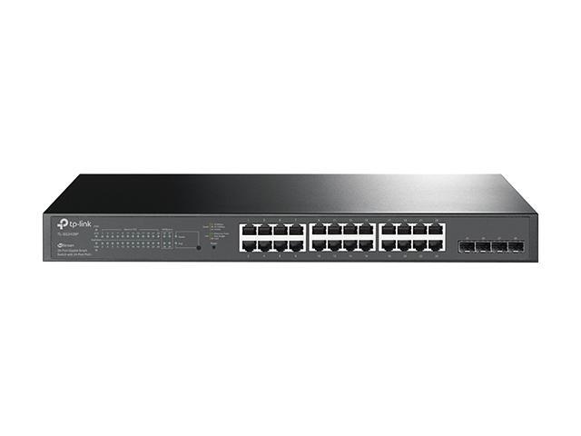TP-Link JetStream 28-Port Gigabit Smart Switch with 24-Port PoE+ (TL-SG2428P)