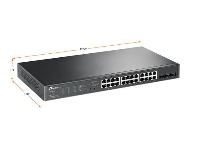 TP-Link JetStream 28-Port Gigabit Smart Switch with 24-Port PoE+ (TL-SG2428P)
