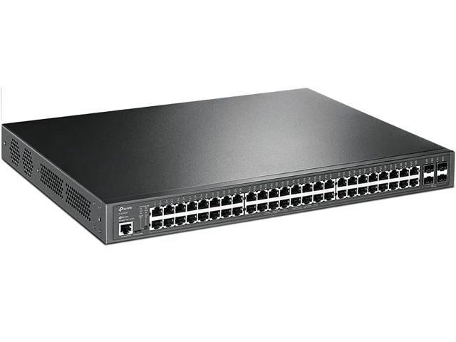 TP-Link TL-SG3452P 48 Port Gigabit L2+ Managed PoE Switch 48 PoE+ Port @384W, 4 x SFP Slots PoE Auto Recovery Omada SDN Integrated IPv6 ...