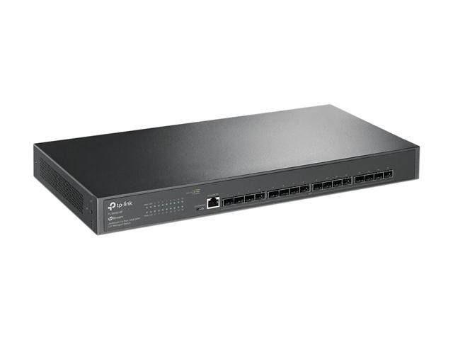 TP-Link TL-SX3016F 16 Port 10G SFP+ Enterprise Level Switch L2+ Smart Managed Omada SDN Integrated IPv6 Static Routing L2/L3/L4 QoS,...