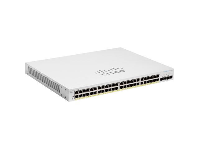 Cisco Business CBS220-48T-4G Smart Switch 48 Port GE 4x1G SFP 3-Year Limited Hardware Warranty (CBS220-48T-4G-NA)