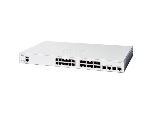 Cisco Catalyst C1200-24T-4X Ethernet Switch, 24 Ports - Manageable - 10 Gigabit Ethernet - 10/100/1000Base-T, 10GBase-X - 3 Layer Supported