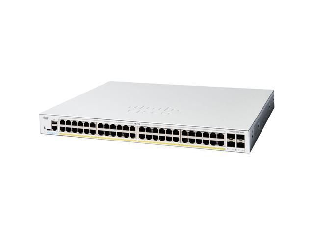 Cisco Catalyst C1200-48T-4X Ethernet Switch, 48x 10/100/1000 ports, 4x 10 Gigabit SFP+, Rack-mountable C1200-48T-4X
