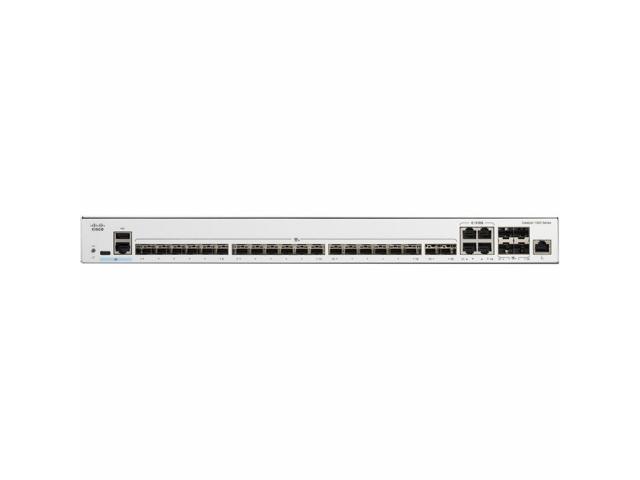 Cisco Catalyst 1300 C1300-24XS Layer 3 Switch, Manageable - Gigabit Ethernet, 10 Gigabit Ethernet - 10GBase-X, 1000Base-T - 3 Layer Supported
