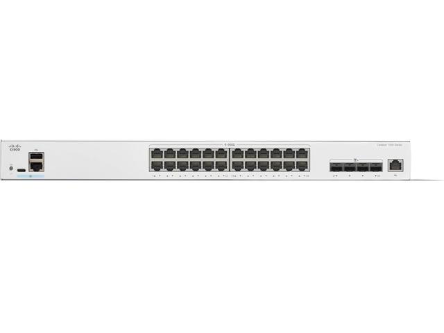 Cisco Catalyst 1300 C1300-24XT Layer 3 Switch, 20 Ports - Manageable - Gigabit Ethernet, 10 Gigabit Ethernet - 10GBase-T, 10GBase-X - 3 Layer...