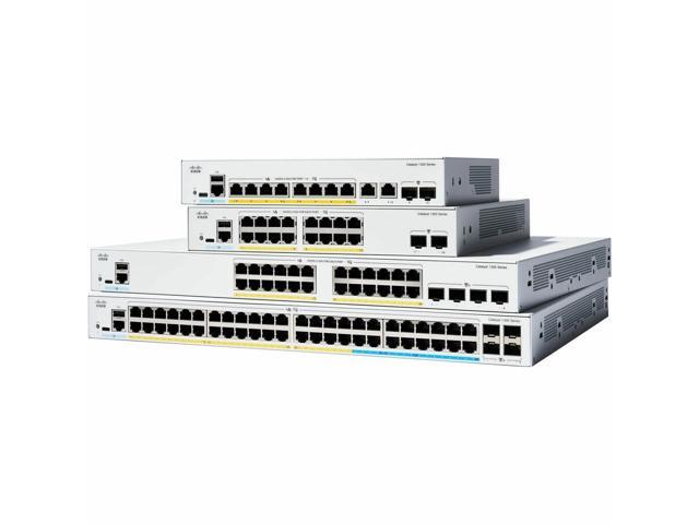 Cisco Catalyst C1300-24T-4X Ethernet Switch, 24 Ports - Manageable - 10 Gigabit Ethernet - 10/100/1000Base-T, 10GBase-X - 3 Layer Supported