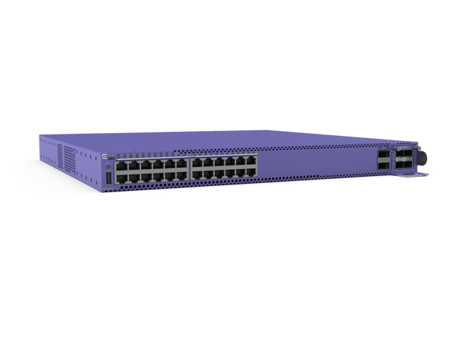 Extreme Networks 5520 24-port 90w PoE Switch, 2 x Stacking/QSFP28 ports, Base software included 5520-24W