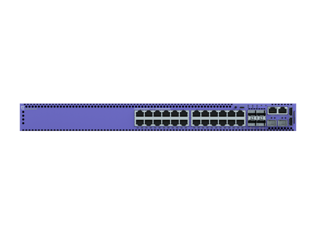 Extreme Networks 5420F 24-port Switch with 8 ports 90W and 16 ports 30W PoE, 4 x 1/10Gb SFP+ ports, Base software included 5420F-8W-16P-4XE