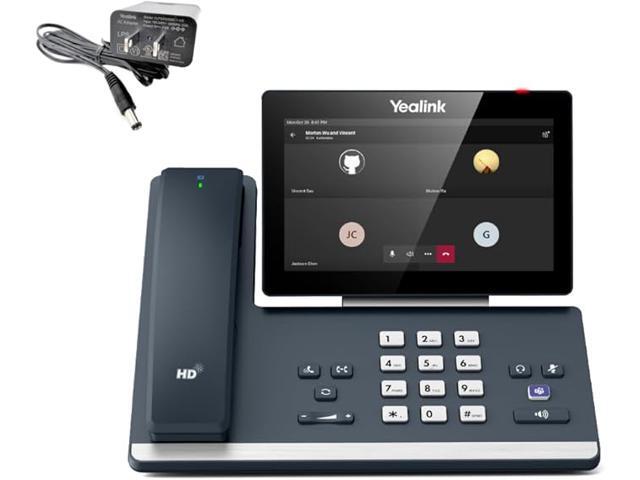 Yealink MP58-WH E2 VoIP Phone, Corded, Bluetooth Interface, Wi-Fi - Wall Mountable, Desktop, 7' LCD - 2 x Network (RJ-45)