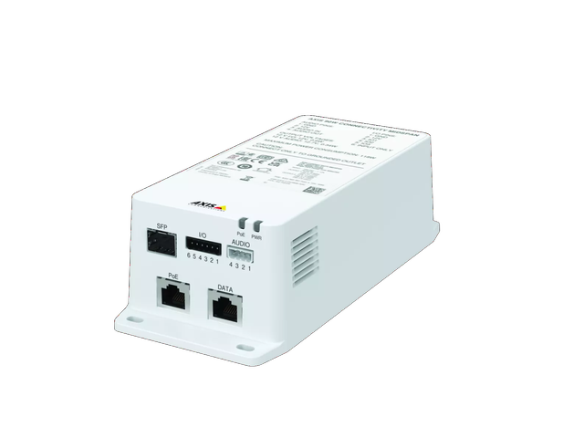 Axis TU8003 90 W Connectivity Midspan - For network and fiber installations up to 90 W - 02027-004
