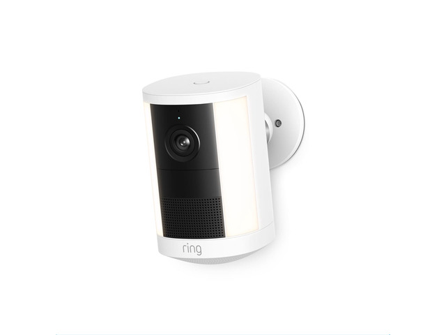 Ring Spotlight Cam 2K (2nd Gen) - Battery, 6x Enhanced Zoom, 550 Lumen Spotlight, Advanced Motion Detection, Wi-Fi, White
