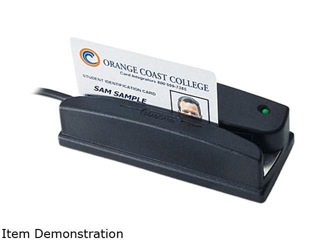 ID Tech WCR3227-533C Omni Credit Card Reader for Barcode and MagStripe Media
