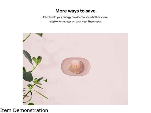 Google - Nest Smart Programmable Wifi Thermostat - Sand - image 11