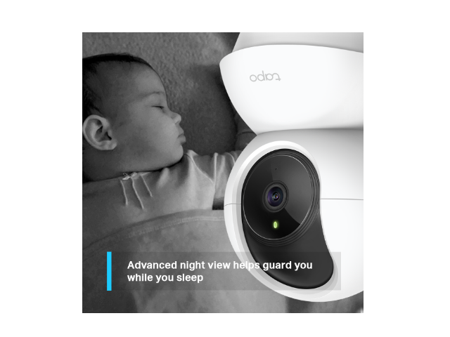 TP-Link Tapo Pan/Tilt Security Camera for Baby Monitor, Pet Camera w/ Motion Detection, 1080P, 2-Way Audio, Night Vision, Cloud & SD Card Storage,...