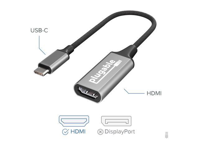 Plugable USB-C to HDMI adapter, HDMI 2.0, USB4 / Thunderbolt Adapter for 4K Monitor up to 4K 60Hz - image 2