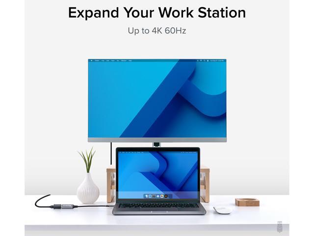 Plugable USB-C to HDMI adapter, HDMI 2.0, USB4 / Thunderbolt Adapter for 4K Monitor up to 4K 60Hz - image 3