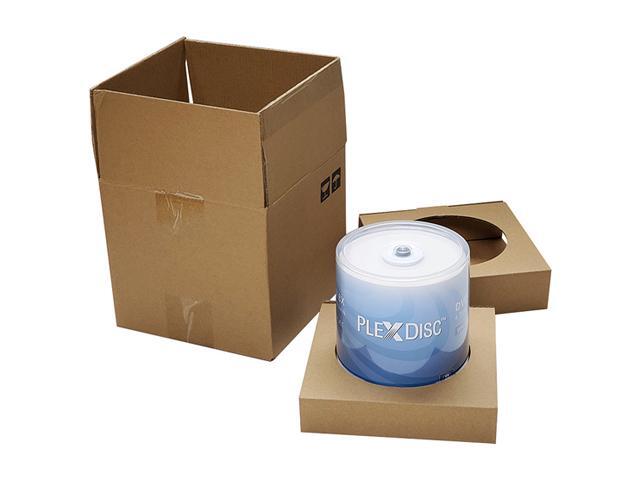 PlexDisc 4.7GB 8X DVD-R White Inkjet Hub Printable 100 Packs Disc Model 637-215-BX