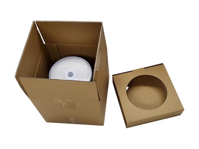 PlexDisc 4.7GB 8X DVD-R White Inkjet Hub Printable 100 Packs Disc Model 637-215-BX