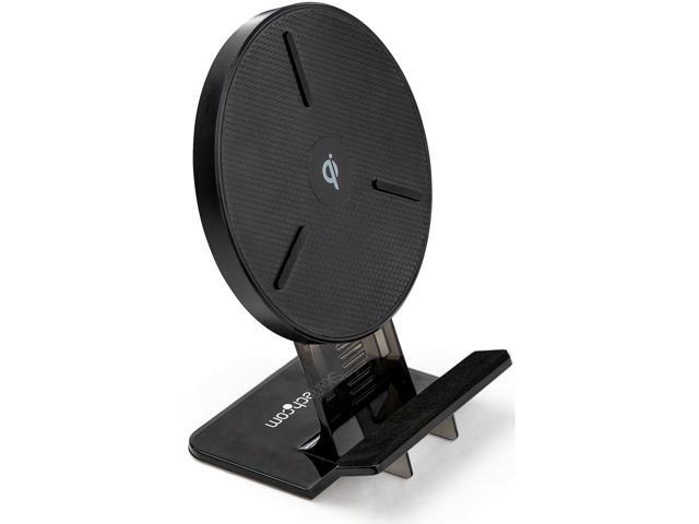 StarTech 15W Qi Wireless Charging Stand Black QWCHSTAND