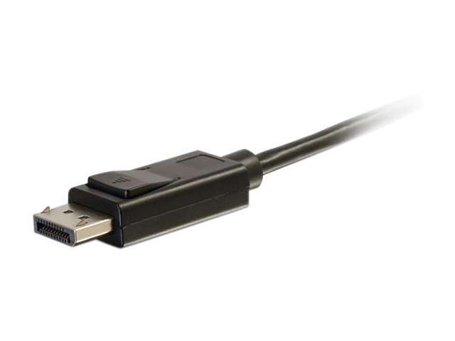 C2G 54301 Mini DisplayPort to DisplayPort Adapter Cable M/M, 4K UHD Compatible, Black (6 Feet, 1.82 Meters)