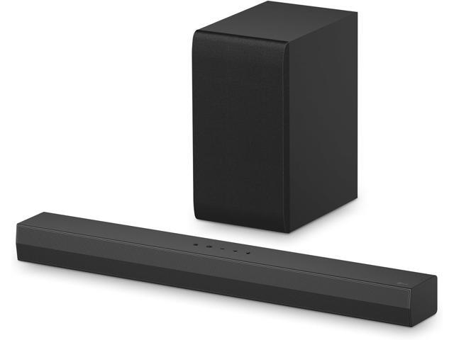 LG - 2.1-Channel S40T Soundbar with Wireless Subwoofer, Bluetooth Connectivity, Dolby Audio and WOW Orchestra - Black