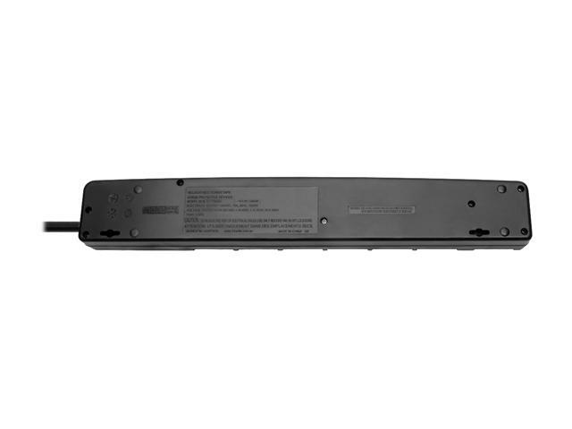 Tripp Lite Eco Surge Protector Power Strip Green 7-Outlet 6ft Cord, Black
