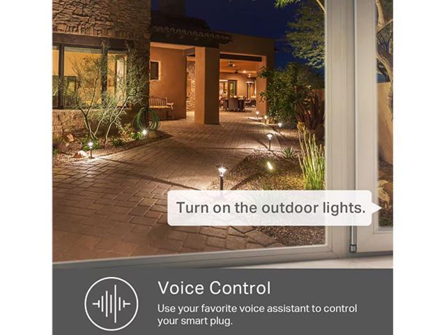 Kasa Outdoor Smart Dimmer Plug, IP64 Plug- in Dimmer for Outdoor String Lights, Compatible with Alexa, Google Assistant & SmartThings, Long Wi-Fi...