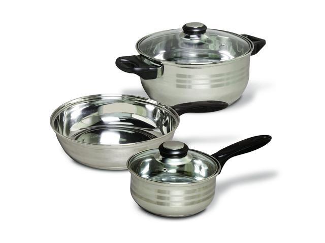 Lybra 32 Piece Non-Stick Cookware Set (Stainless steel)