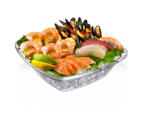 PRODYNE SB10 FLIP LID SALAD ON ICE SERVING BOWL 6 QUART